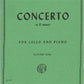 IMC Lalo Concerto in D minor For Cello and Piano No. 858