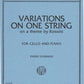 IMC Paganini Variations on One String on a theme by Rossini For Cello and Piano #2344