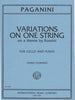 IMC Paganini Variations on One String on a theme by Rossini For Cello and Piano #2344