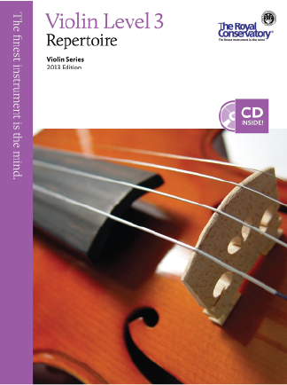 2013 RCM Violin Repertoire