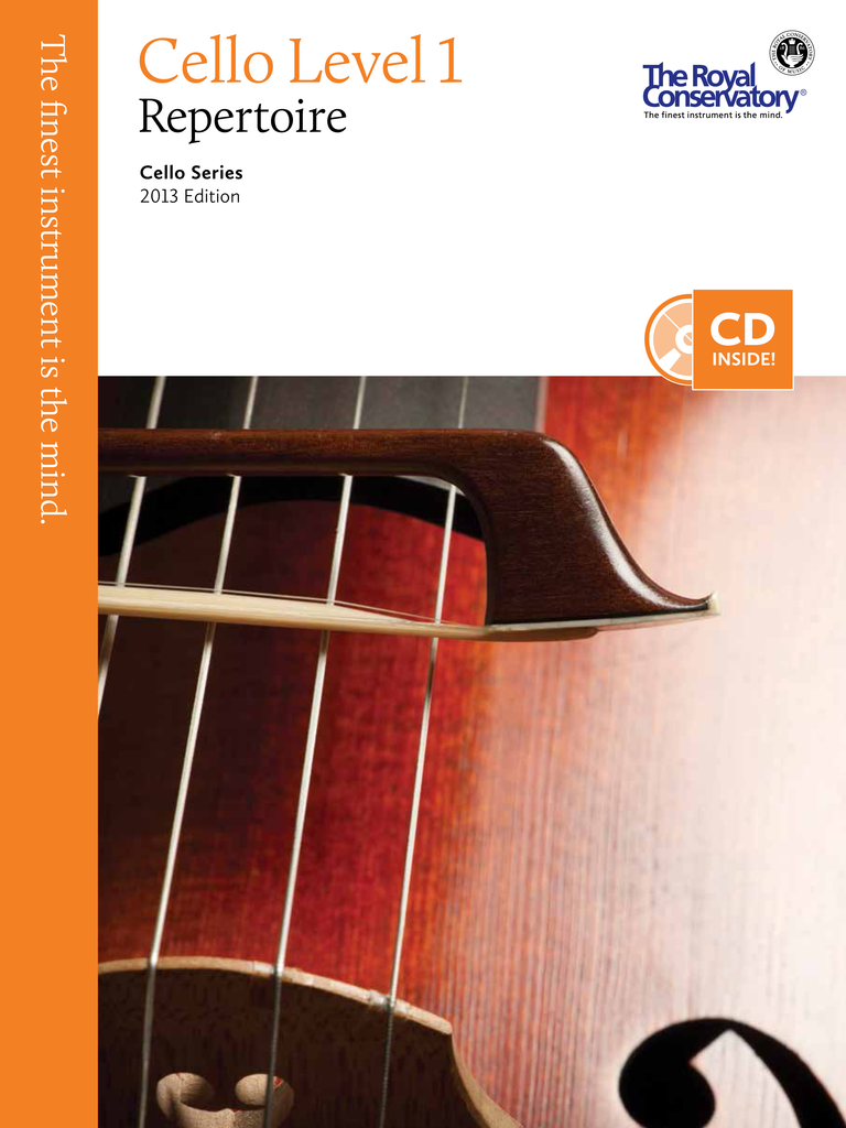 RCM Cello Repertoire
