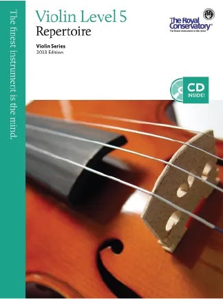 2013 RCM Violin Repertoire