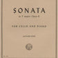 IMC Strauss R. Sonata in F Major Opus 6 For Cello and Piano No. 1794