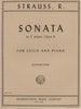 IMC Strauss R. Sonata in F Major Opus 6 For Cello and Piano No. 1794