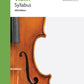 2021 RCM Violin Syllabus