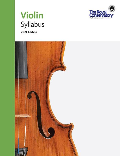 2021 RCM Violin Syllabus