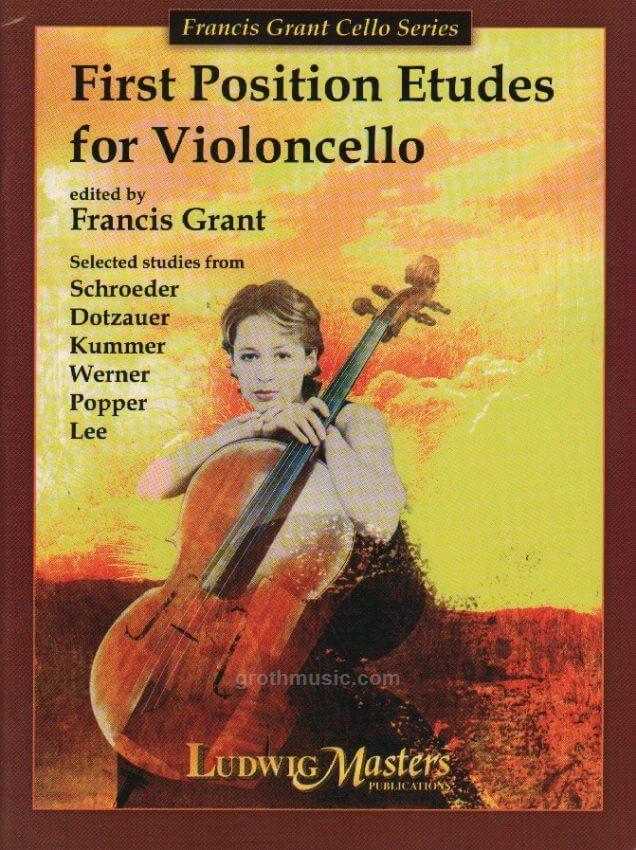 Alfred First Position Etudes for Violoncello Francis Grant Cello Etudes New edition
